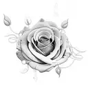 Tummy tuck scar tattoo cover-up, floral, vines and flowers, pigmented and colourful. Can include roses or other similar  tattoo design idea