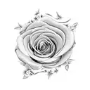 Tummy tuck scar tattoo cover-up, floral, vines and flowers, pigmented and colourful. Can include roses or other similar  tattoo design idea