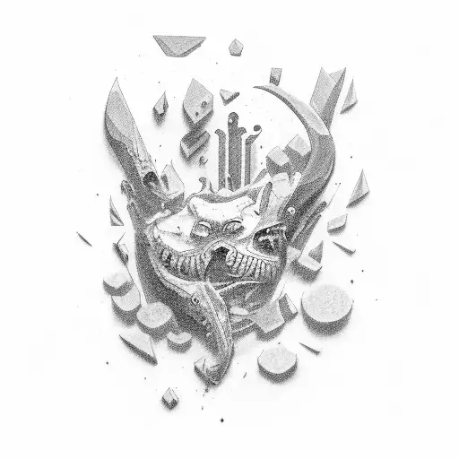 the numbers 13, 3, 42, 57, 68, and 19 tattoo design idea