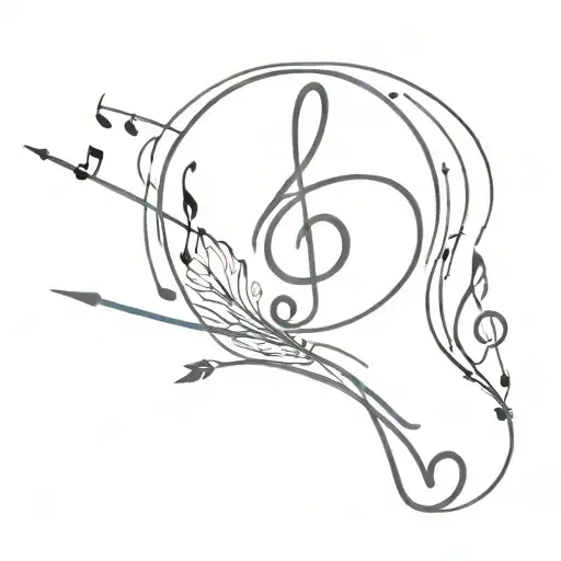 music lover   tattoo design idea