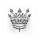 King's Crown tattoo design idea