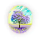 jacaranda tree tattoo design idea