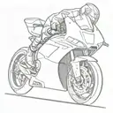 motogp and formula 1 together tattoo design idea