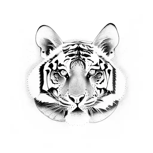 Dragan vs tiger tattoo design idea