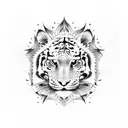 Dragon vs tiger tattoo design idea