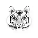 Dragan vs tiger tattoo design idea