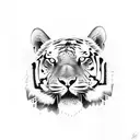 Dragan vs tiger tattoo design idea
