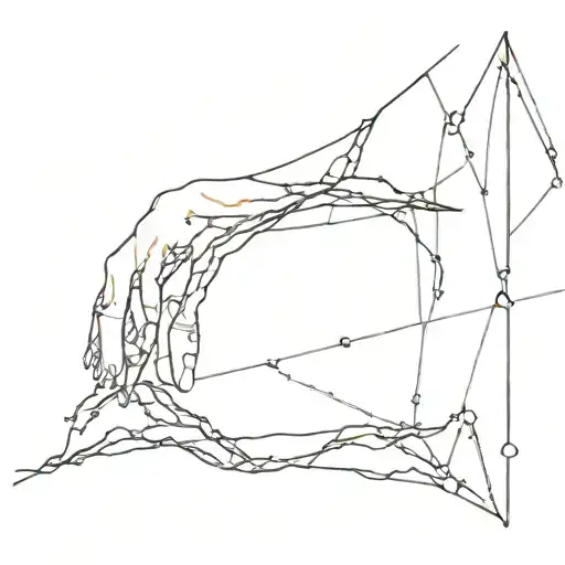 golden lines that run along the veins of the arm as in Kintsugi tattoo design idea