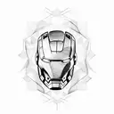Ironman tattoo design idea