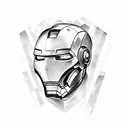 Ironman tattoo design idea