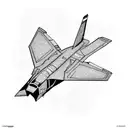 SR71 Blackbird  tattoo design idea