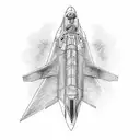 SR71 Blackbird  tattoo design idea