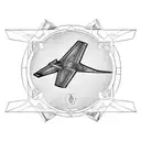 SR71 Blackbird  tattoo design idea