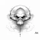 Ak 47 tattoo design idea