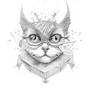 Money bow tattoo design idea