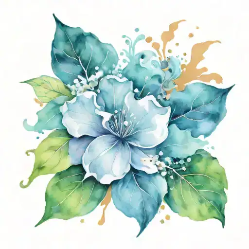 splash Watercolors  tattoo design idea