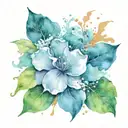 splash Watercolors  tattoo design idea