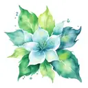 splash Watercolors  tattoo design idea