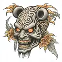 remember adhd brain tattoo design idea