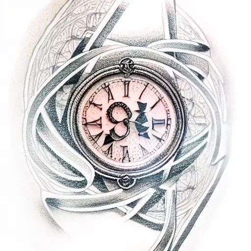 romans numerals tattoo design idea