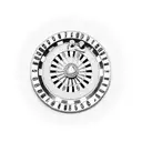 A roulette table surrounded by playing cards tattoo design idea