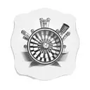 A roulette table surrounded by playing cards tattoo design idea