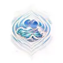 Ocean Wave tattoo design idea