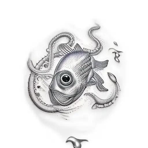 marine life leg tattoo tattoo design idea