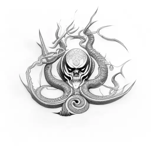 hydra tattoo design idea