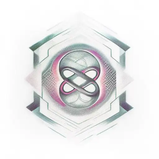 design a infinity logo mixed with beyond logo. The entire design should have a line 'FROM 1988' tattoo design idea