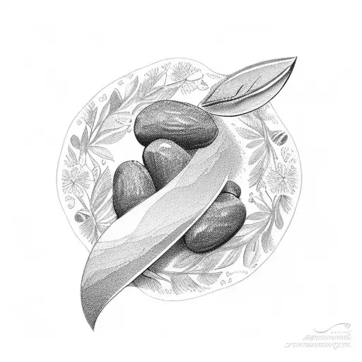 Olive Branch ring  tattoo design idea