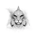 2 names mixing in one name tattoo design idea