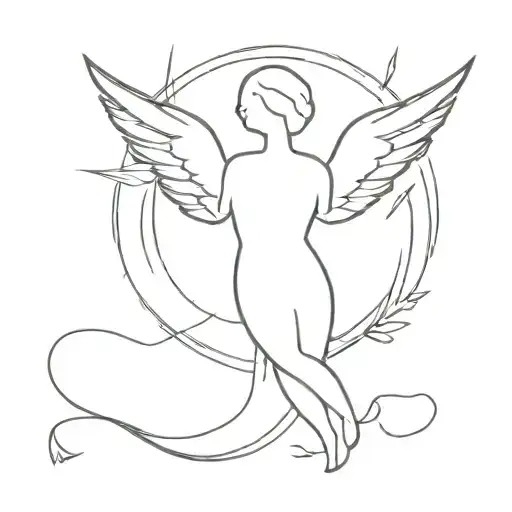 777 angel number tattoo design idea