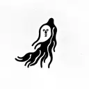 ghost band tattoo design idea