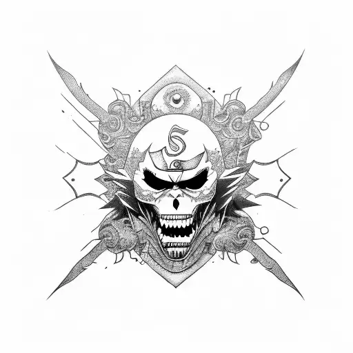 shinigami, naruto tattoo design idea