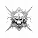 shinigami, naruto tattoo design idea