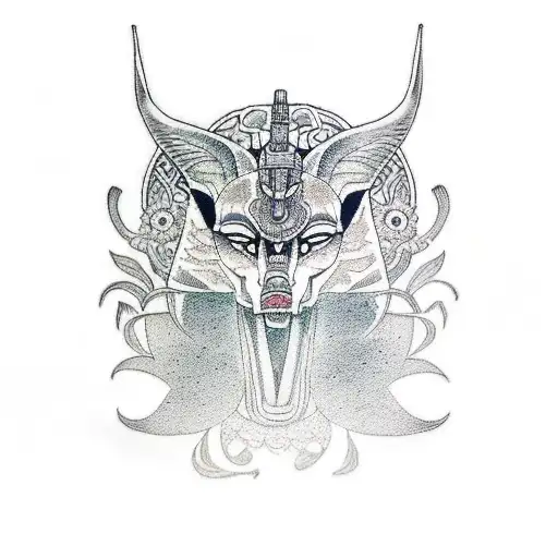 Anubis tattoo design idea