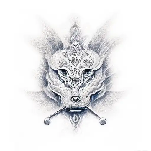 flame  tattoo design idea