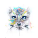 Dumpster Fire tattoo design idea