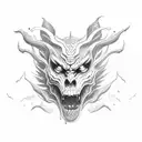 Fear God tattoo design idea