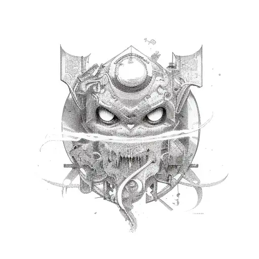 R S alphabet  tattoo design idea