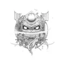 R S alphabet  tattoo design idea