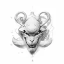 R S alphabet  tattoo design idea