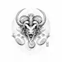 aries dragon tattoo design idea