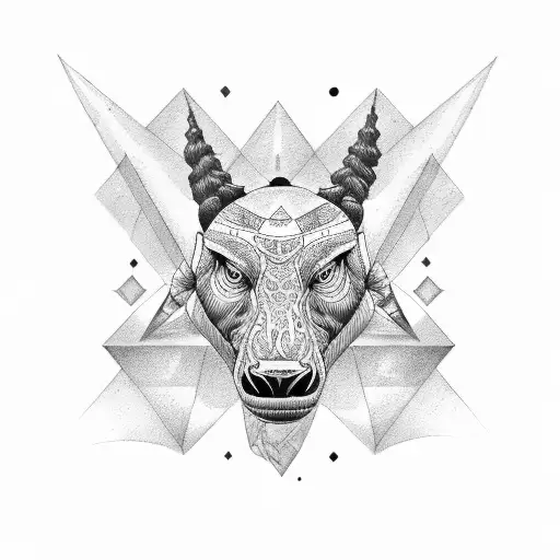 astro taureau tattoo design idea