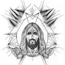 jesus hardwork never give up tattoo design idea