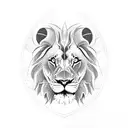 Lion bitting python  tattoo design idea