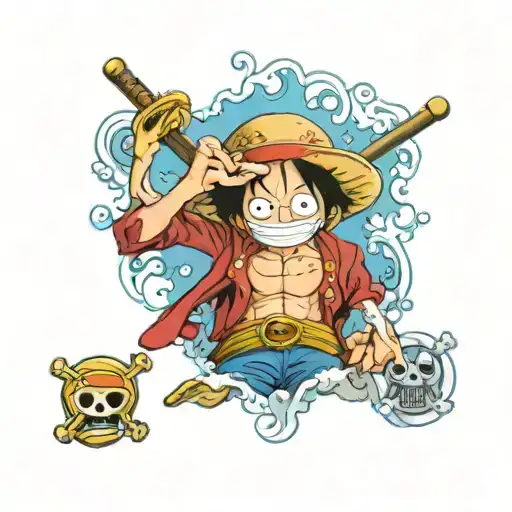 one piece tattoo design idea