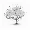 cherry blossom tree tattoo design idea