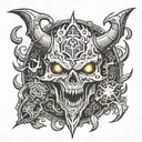 Diablo 1 blizzard computer game tattoo design idea